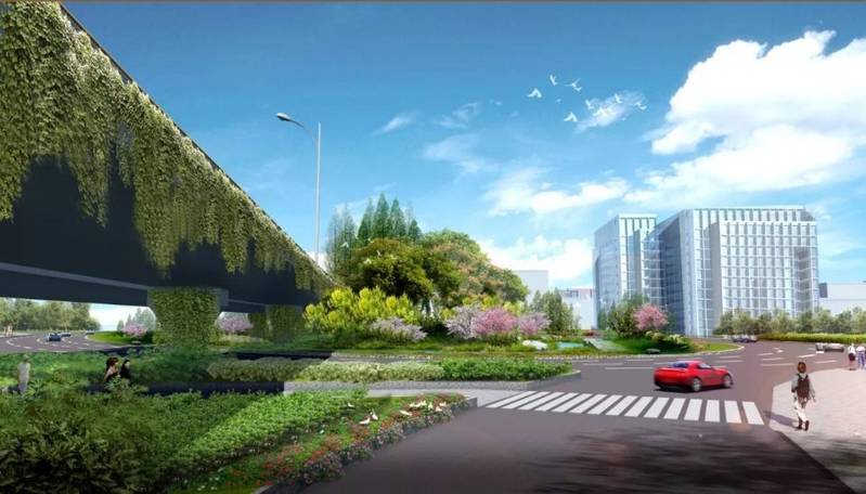 海绵城市-中华一路道路景观工程景观设计方案